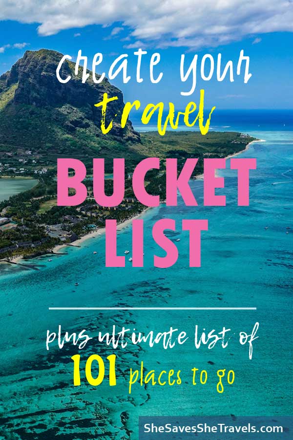 best ever travel bucket list