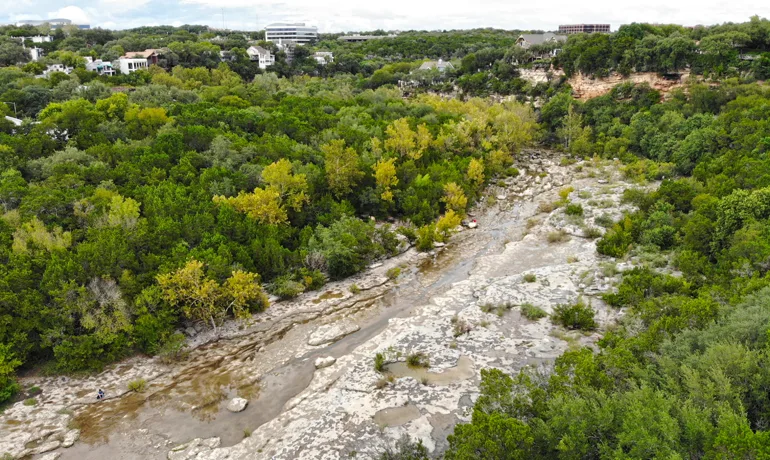 hiking in austin barton creek greenbelt