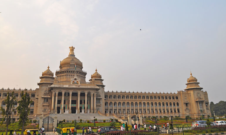 famous landmark in Bangalore - Vidhana Soudha