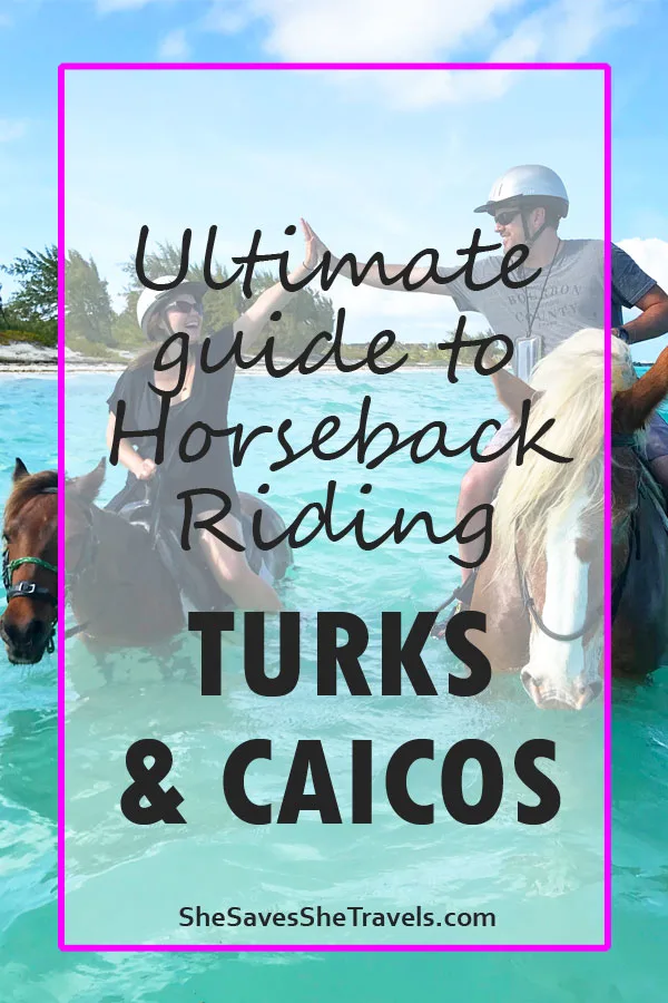 ultimate guide to horseback riding turks and caicos