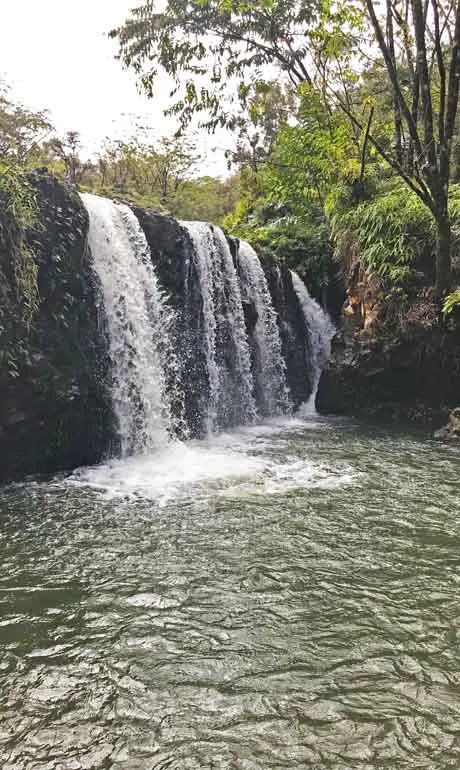 Maui waterfalls along the road to hana