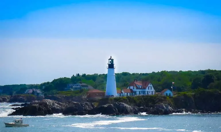 Lighthouse in Portland, Maine