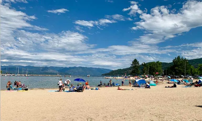 best underrated destinations beach at Sandpoint Idaho