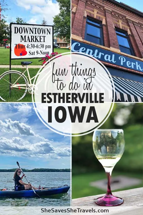 fun things to do in estherville iowa downtown market, kayaking, winery, shopping