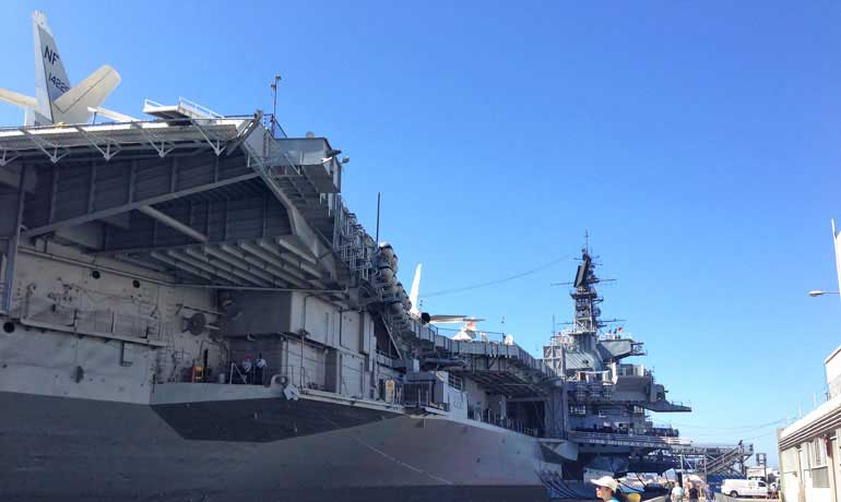 USS Midway view of ship