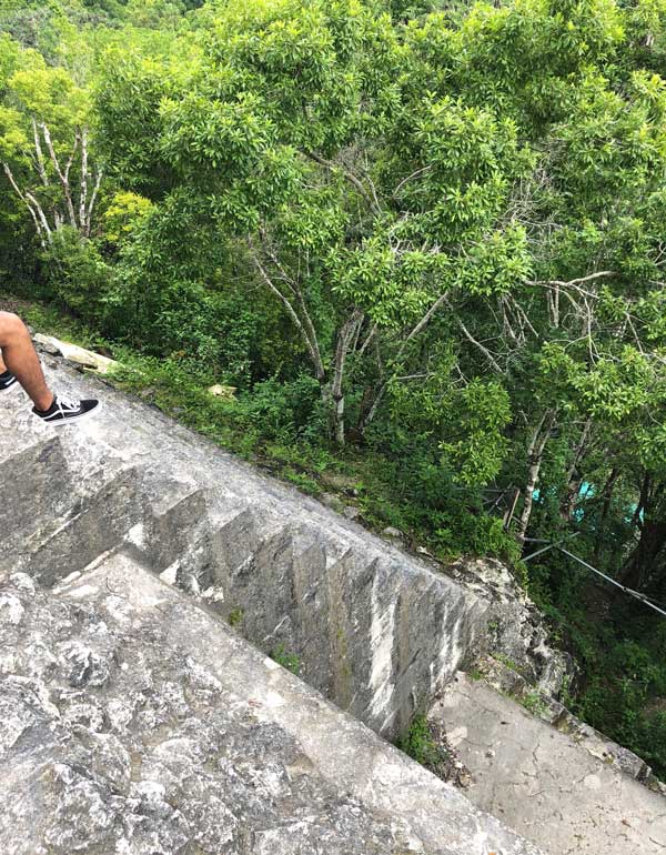 Top of Temple 4 in Tikal