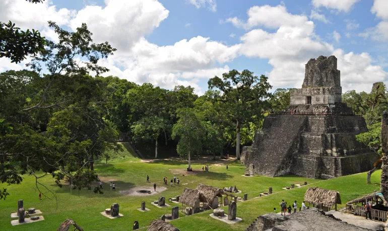 Tikal Guatemala - Grand Plaza & Temple 2