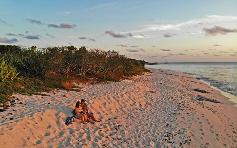 Sunset at Malcolms Road Beach Turks and Caicos