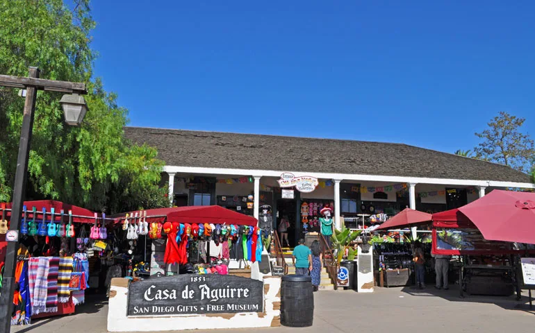 Storefront and Casa de Aguirre Museum