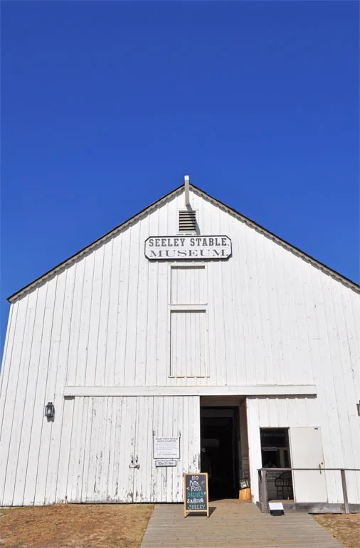 Seely Stable Museum Old Town San Diego barn front