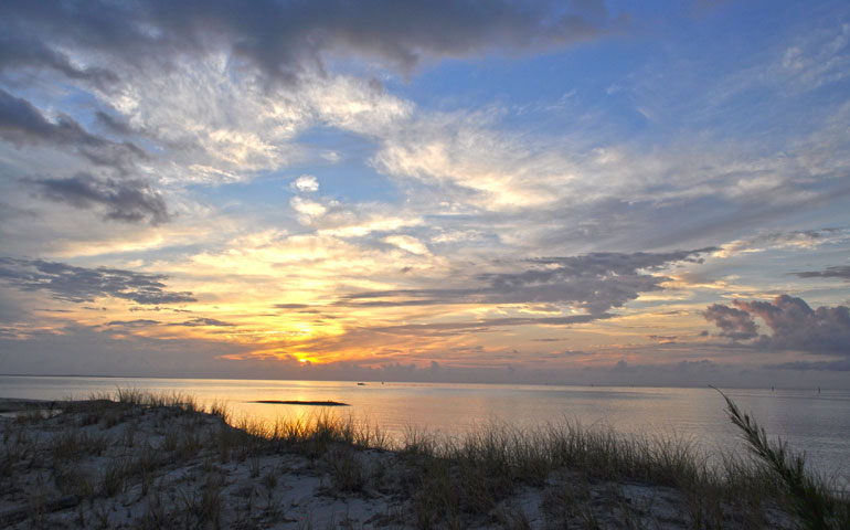 Sunset at Leeward Beach Turks and Caicos