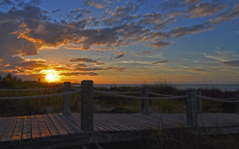 Best sunset in turks and caicos