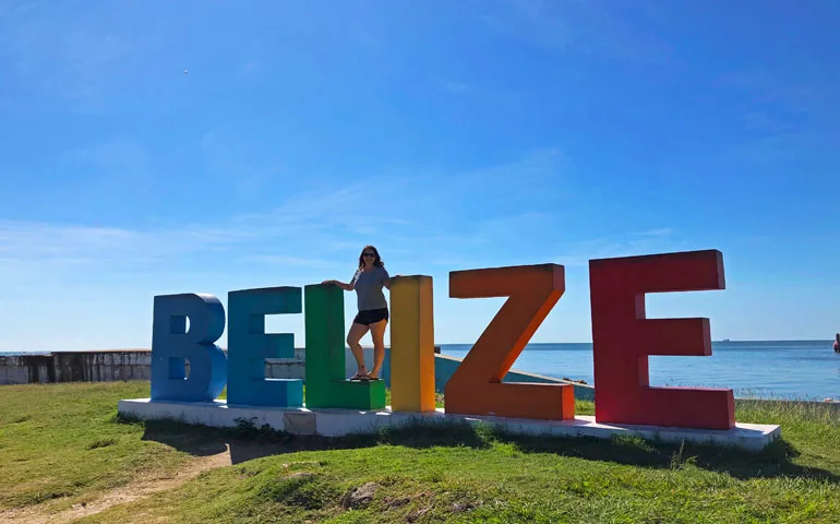 Belize sign