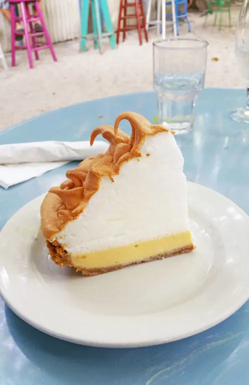 Key lime pie in Key West