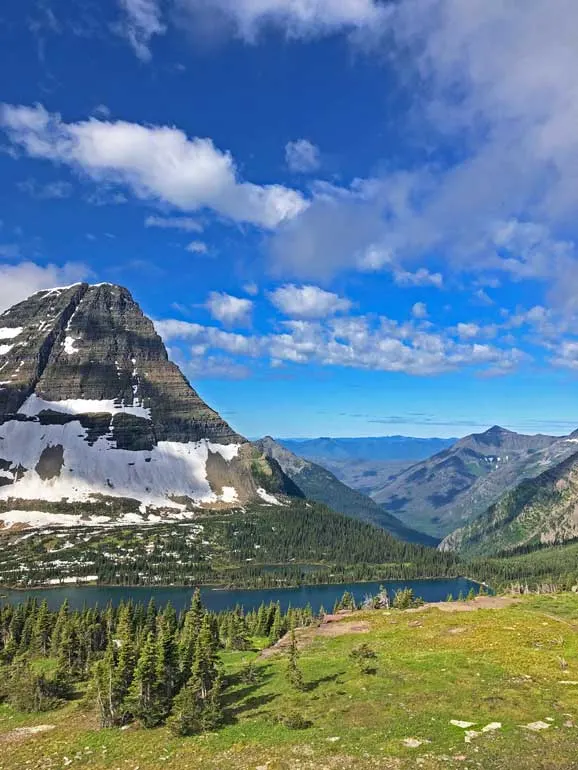 hidden lake montana view of glacier national park