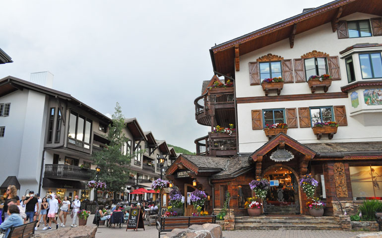 staying safe on vacation during covid in Vail Village Colorado