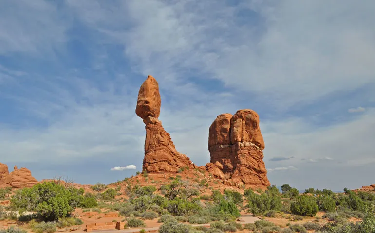 balanced rock arches national park