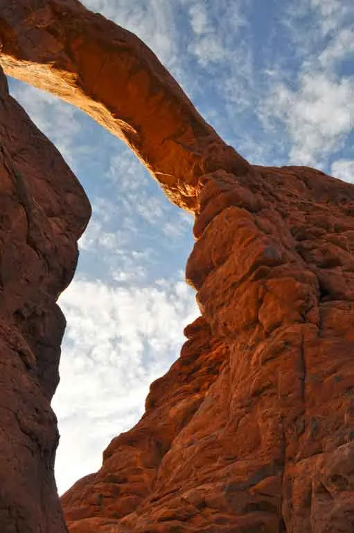 turret arch looking upwards