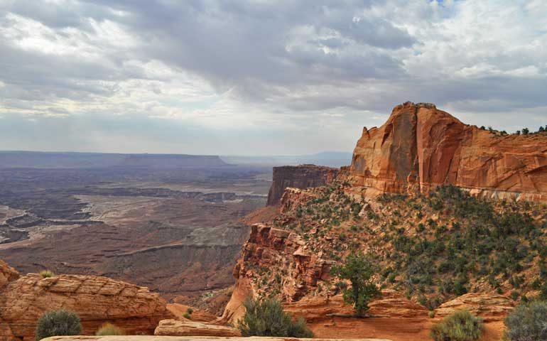 view from mesa arch-canyonlands np