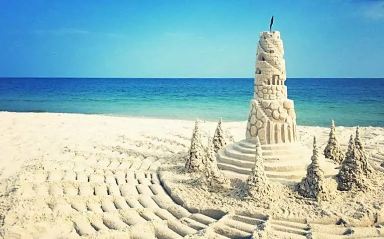 best sand castle on the gulf coast