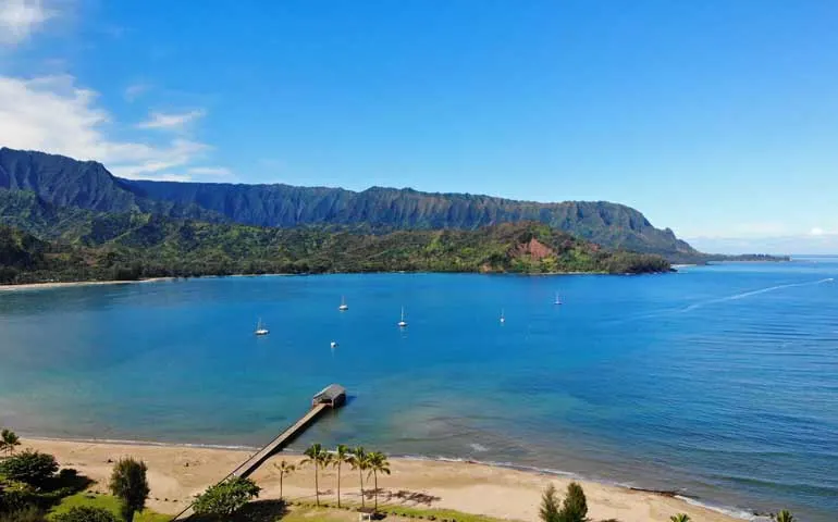 hanalei pier kauai hawaii