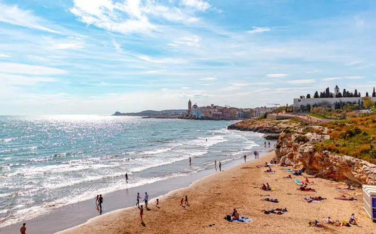 cheapes beach vacations in europe sitges spain