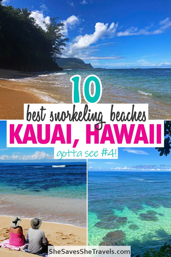 10 best snorkeling beaches Kauai Hawaii