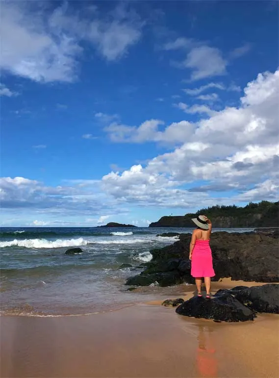 secret beach kauai hawaii