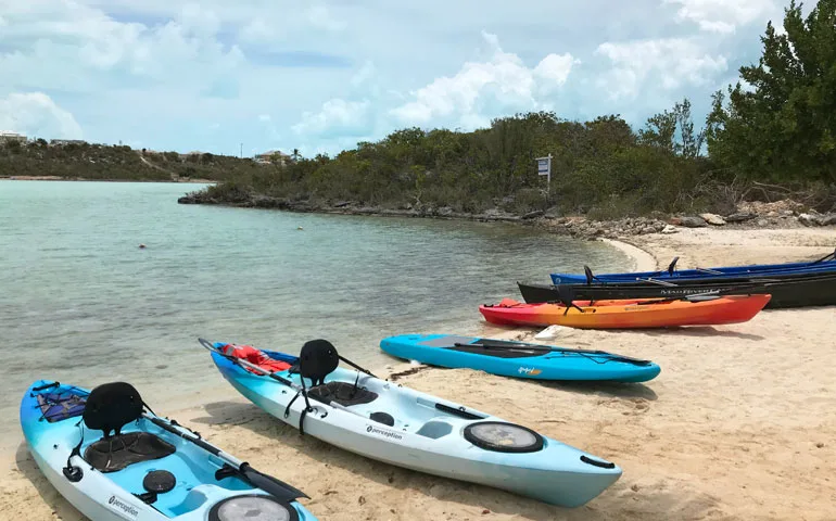 kayaking chalk sound turks and caicos