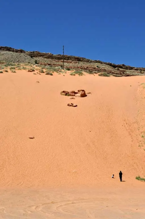 things to do in moab with kids sand slide