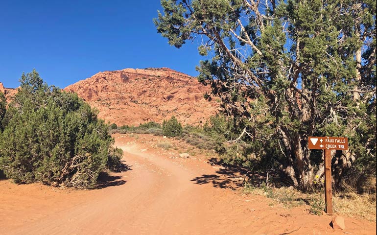 dirt road to faux falls