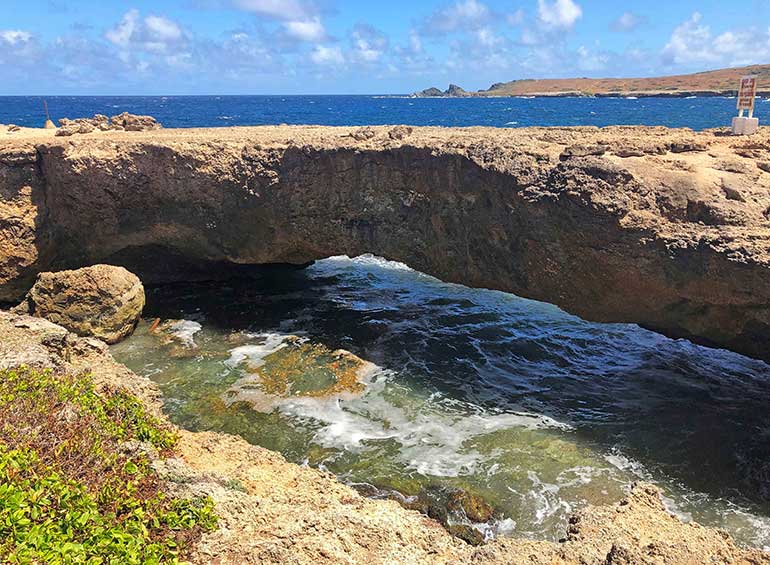 aruba natural bridge