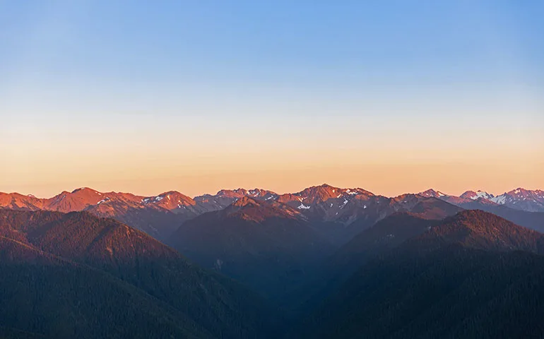 Olympic National Park mountain views