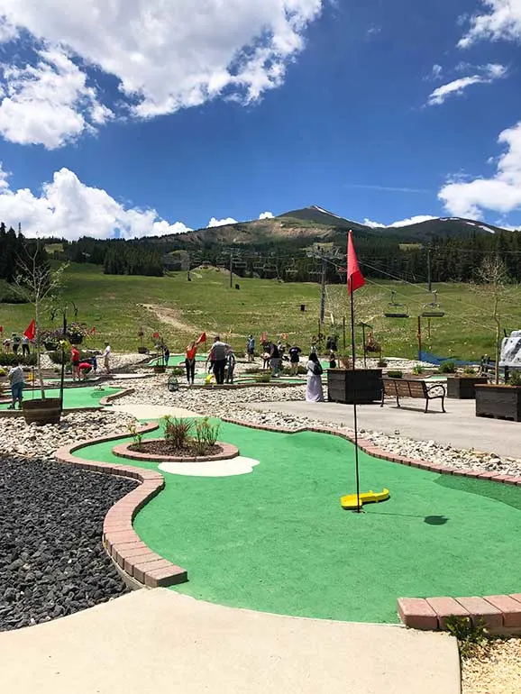 Breck fun park in summertime