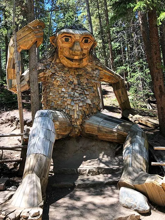 Breck troll near Dillon CO