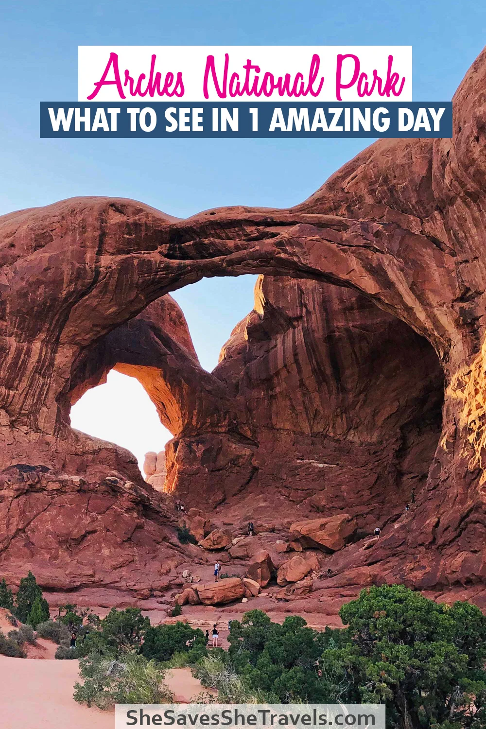 arches national park what to see in 1 day