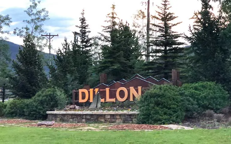 Dillon Colorado sign