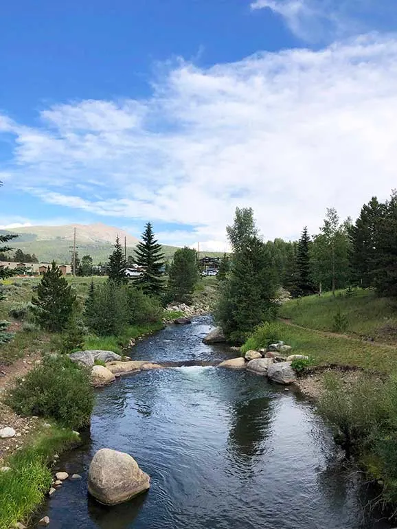 picturesque stream in colorado