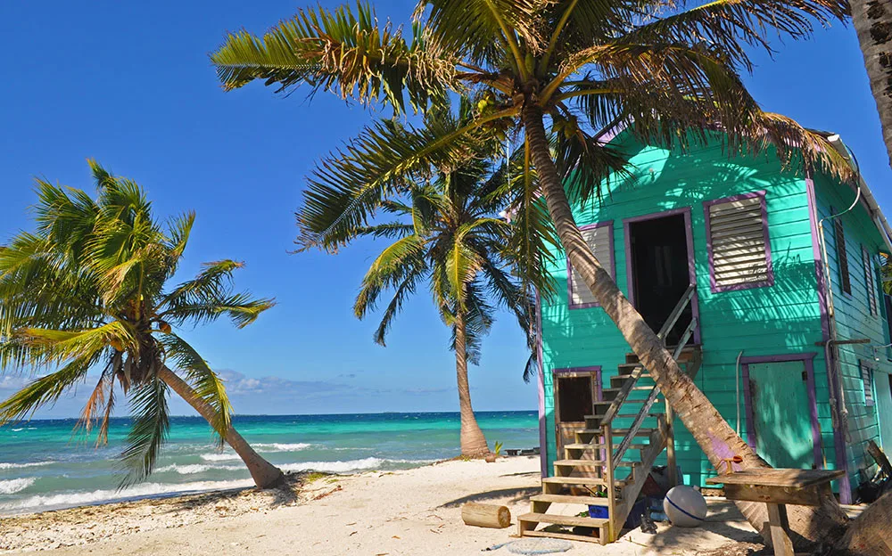 laughing bird caye Belize