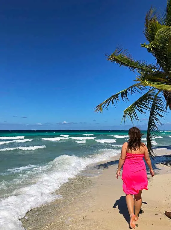 walking the beach