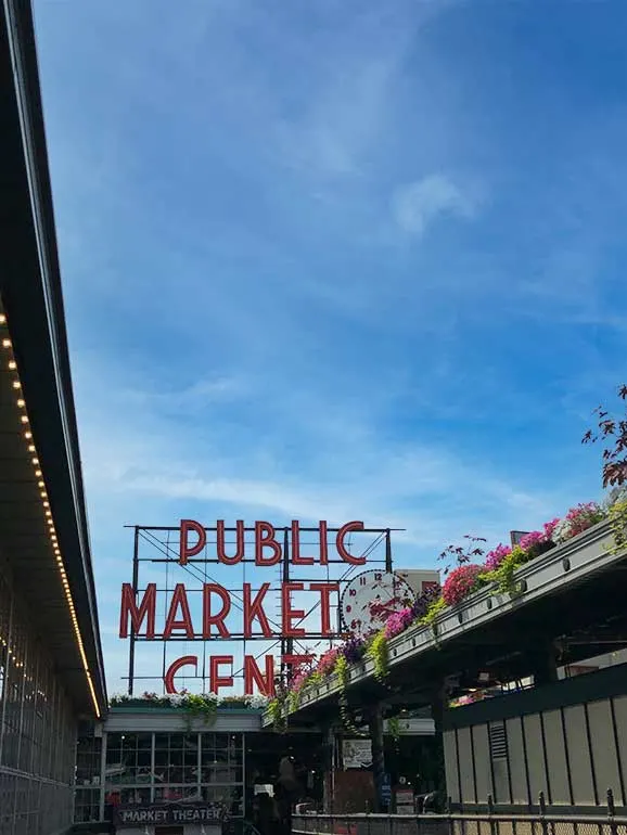 public market center sign