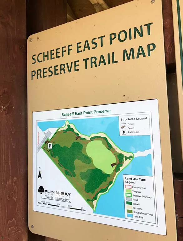 scheeff east point preserve trail map