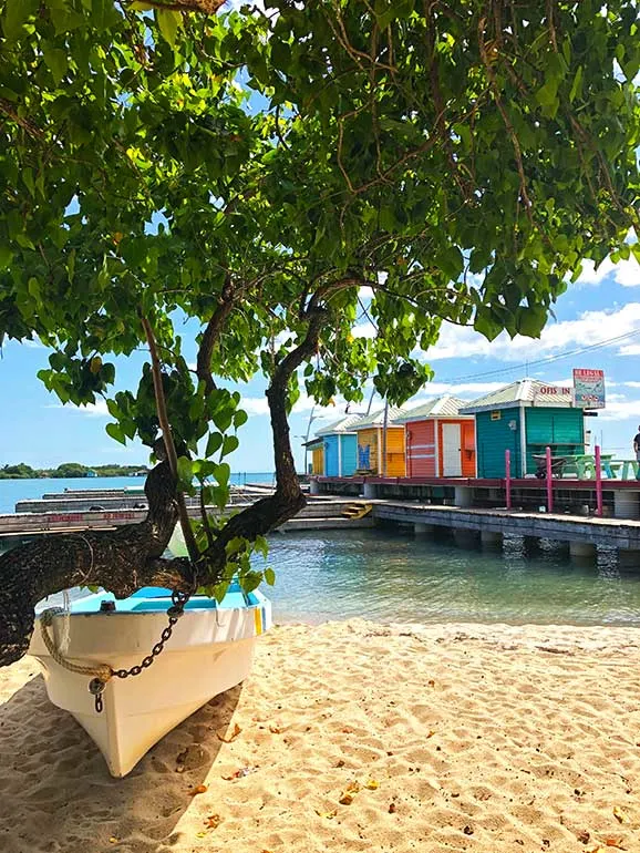 Placencia Beach and pier