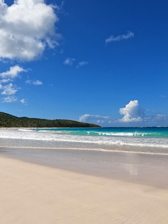 flamenco beach culebra white sand teal water blue sky
