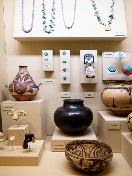 best museums in phoenix for a day trip photo of Native American artifacts jewelry, pots, sculptures