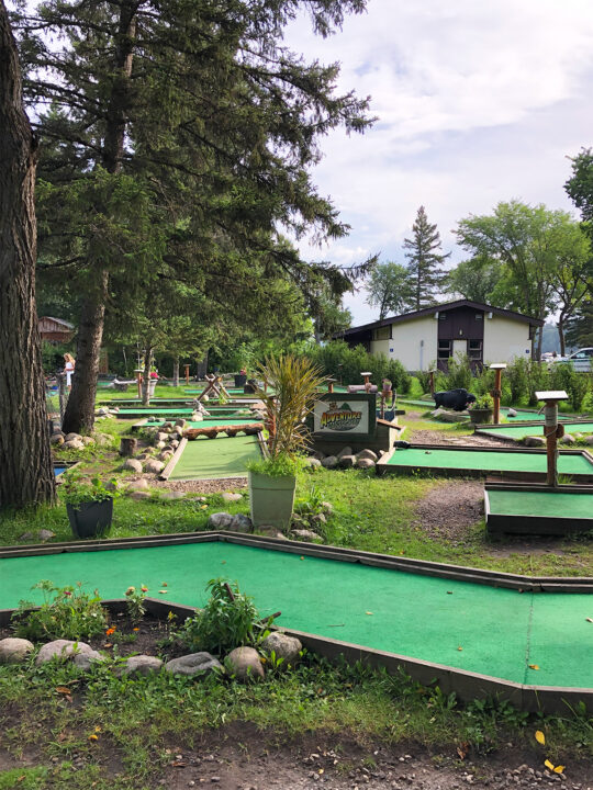 things to do in clear lake manitoba view of mini golf course in tree area