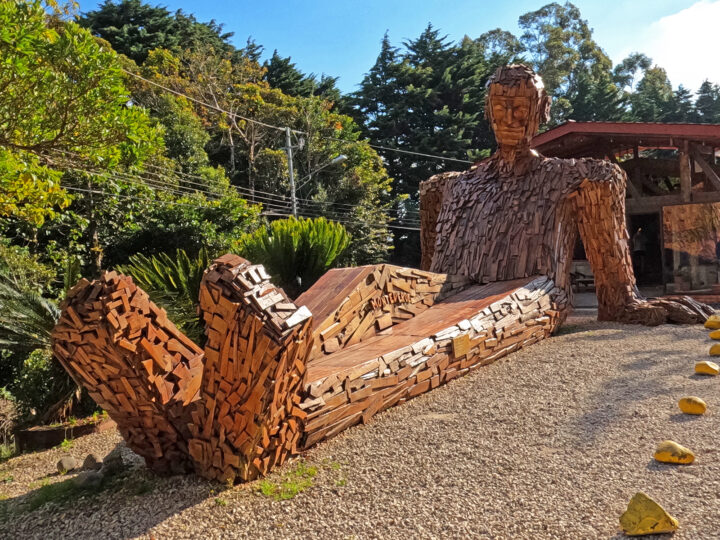 things to do in Monteverde visit the troll oversized wood carving