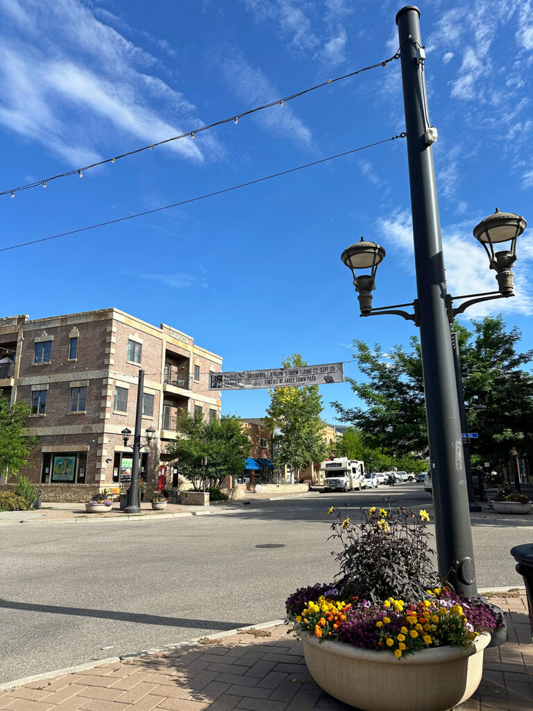 view of downtown eagle Colorado