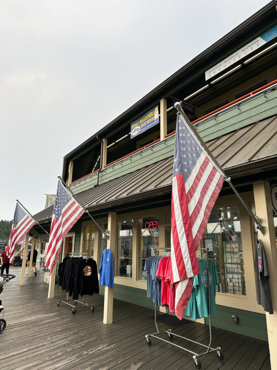 shopping center in Friday Harbor San Juan islands